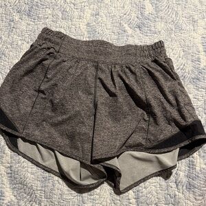 Lululemon Athletica Charcoal Athletic Shorts